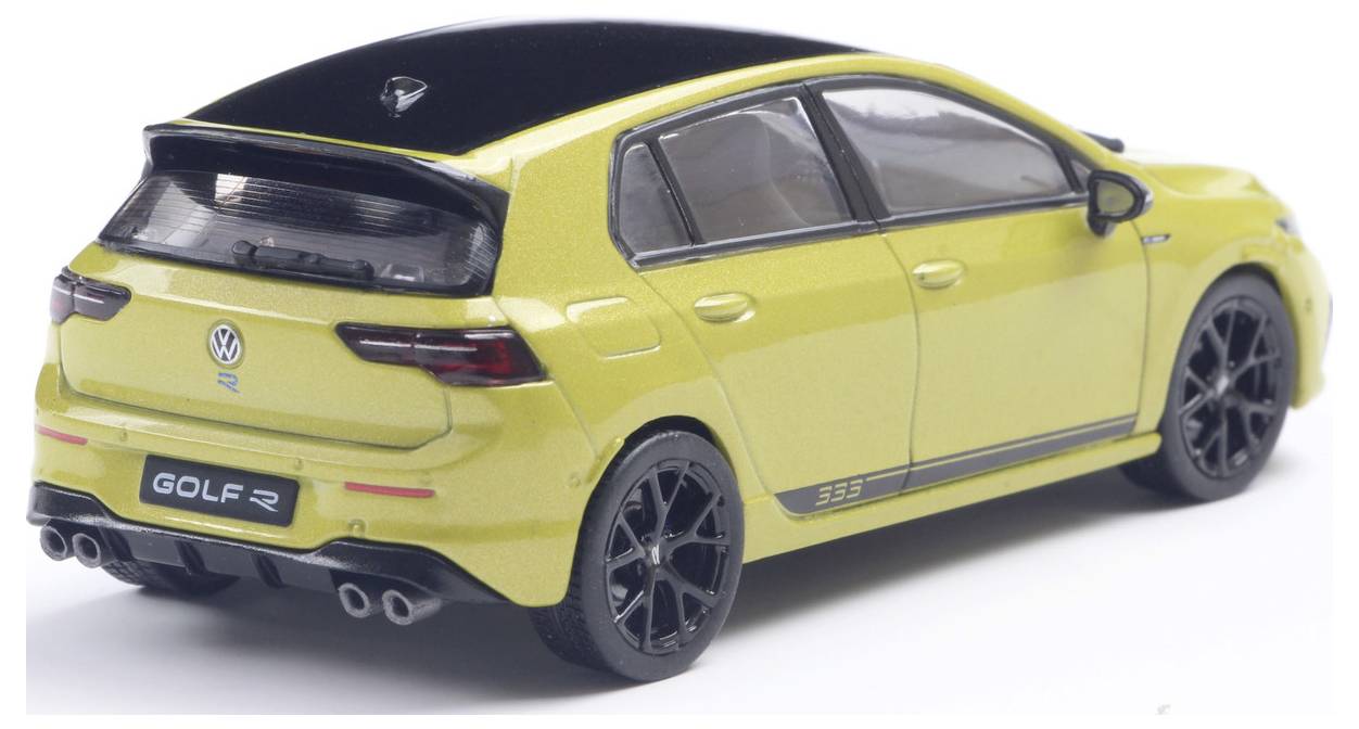 Solido PKW Modell Volkswagen (VW) Golf R 333 lime gelb Fertigmodell PKW Modell