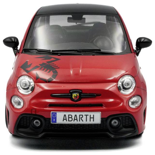 Solido PKW Modell Fiat F595 Abarth Rosso Maranello Fertigmodell PKW Modell