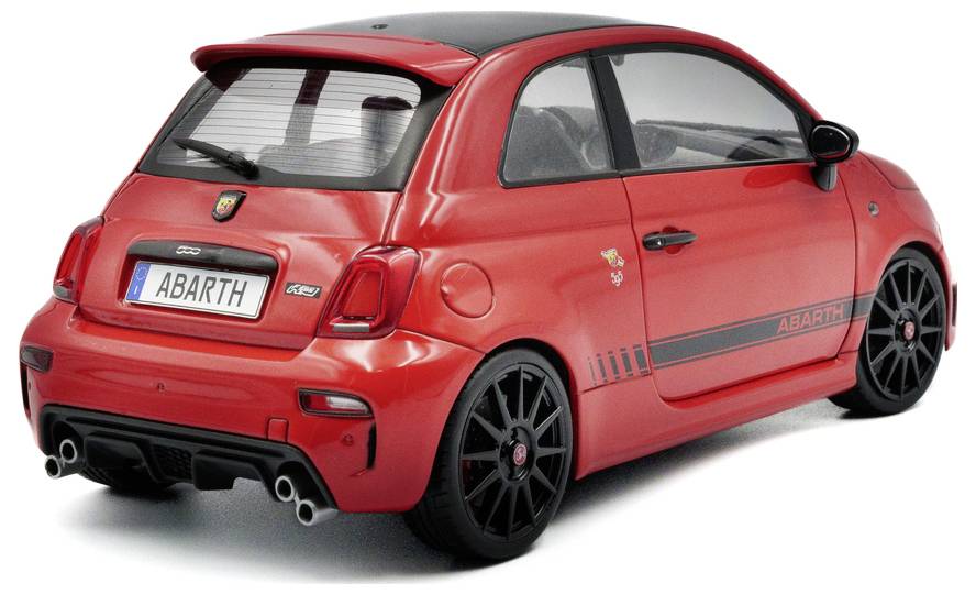 Solido PKW Modell Fiat F595 Abarth Rosso Maranello Fertigmodell PKW Modell