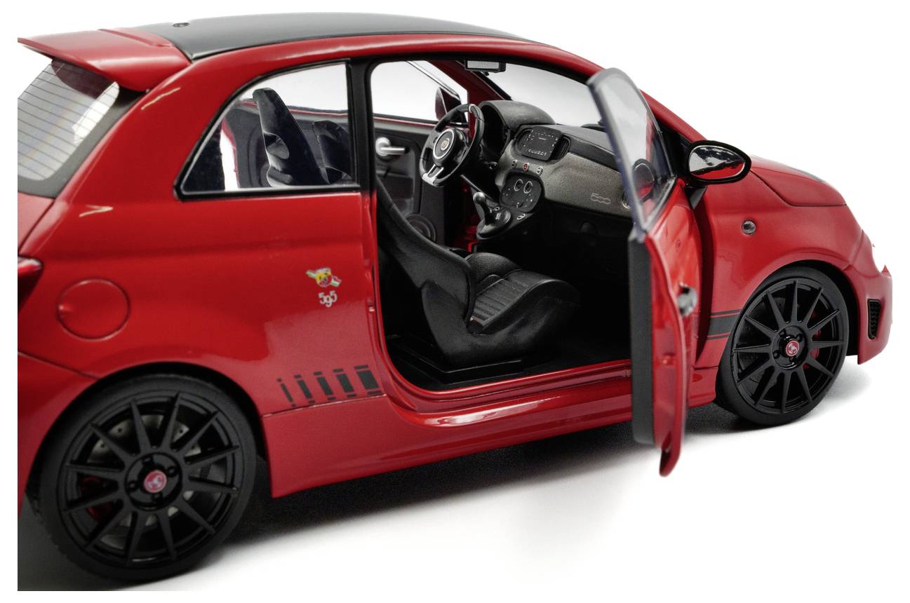 Solido PKW Modell Fiat F595 Abarth Rosso Maranello Fertigmodell PKW Modell