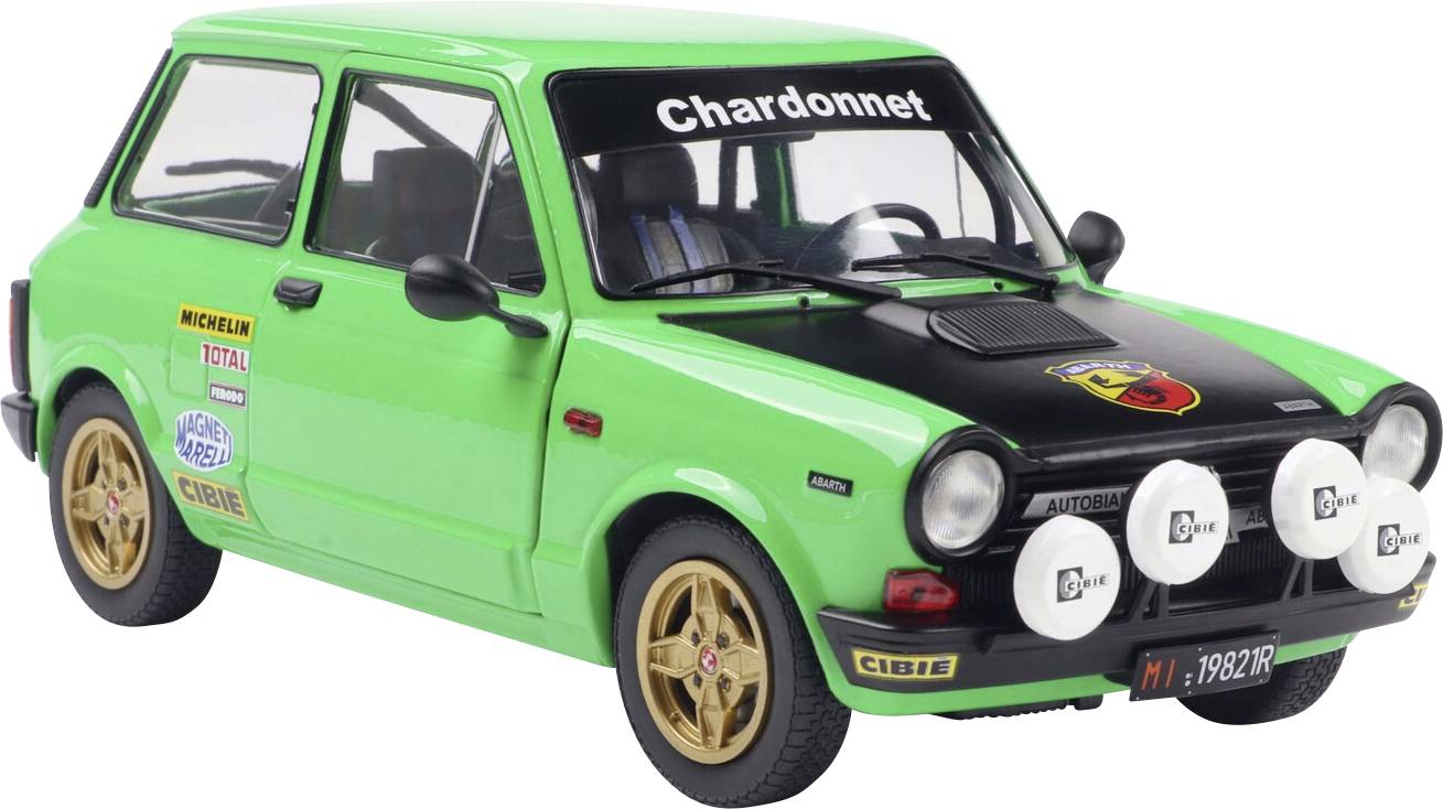 Solido PKW Modell Autobianchi A112 MK.5 Abarth grün Fertigmodell PKW Modell