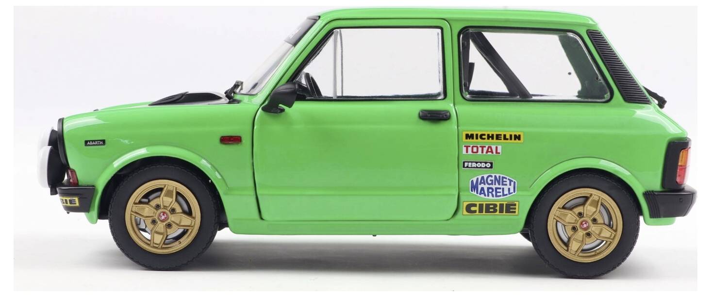 Solido PKW Modell Autobianchi A112 MK.5 Abarth grün Fertigmodell PKW Modell