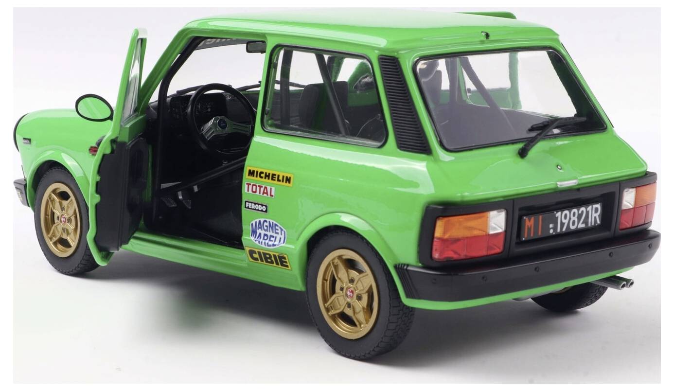 Solido PKW Modell Autobianchi A112 MK.5 Abarth grün Fertigmodell PKW Modell