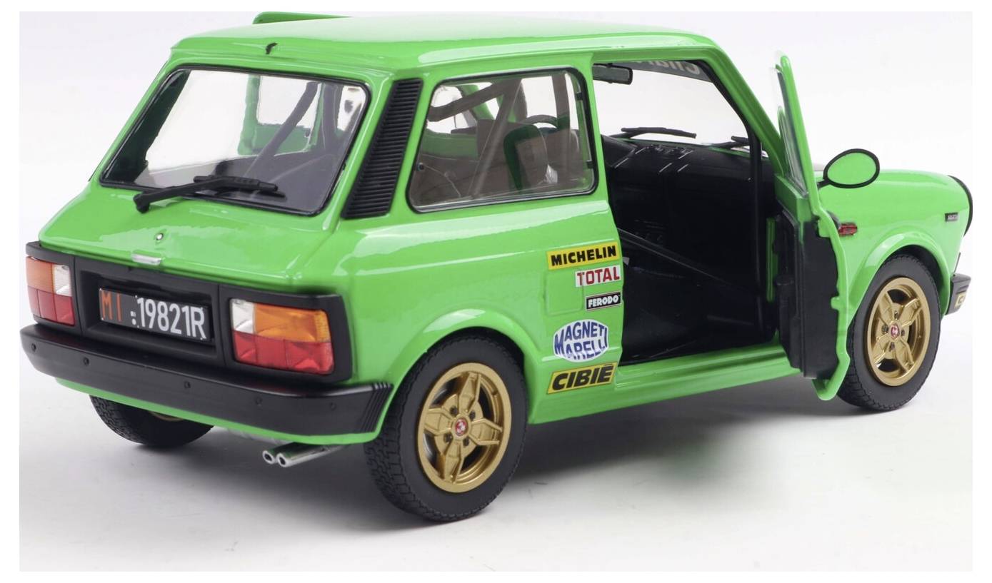Solido PKW Modell Autobianchi A112 MK.5 Abarth grün Fertigmodell PKW Modell