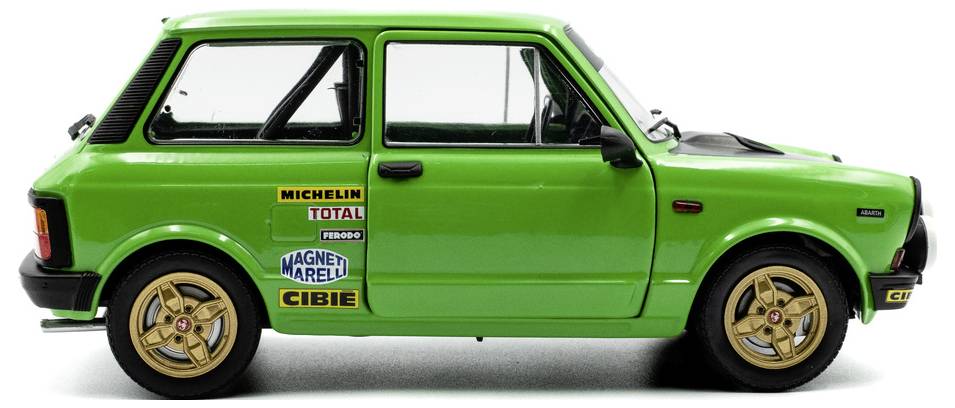 Solido PKW Modell Autobianchi A112 MK.5 Abarth grün Fertigmodell PKW Modell