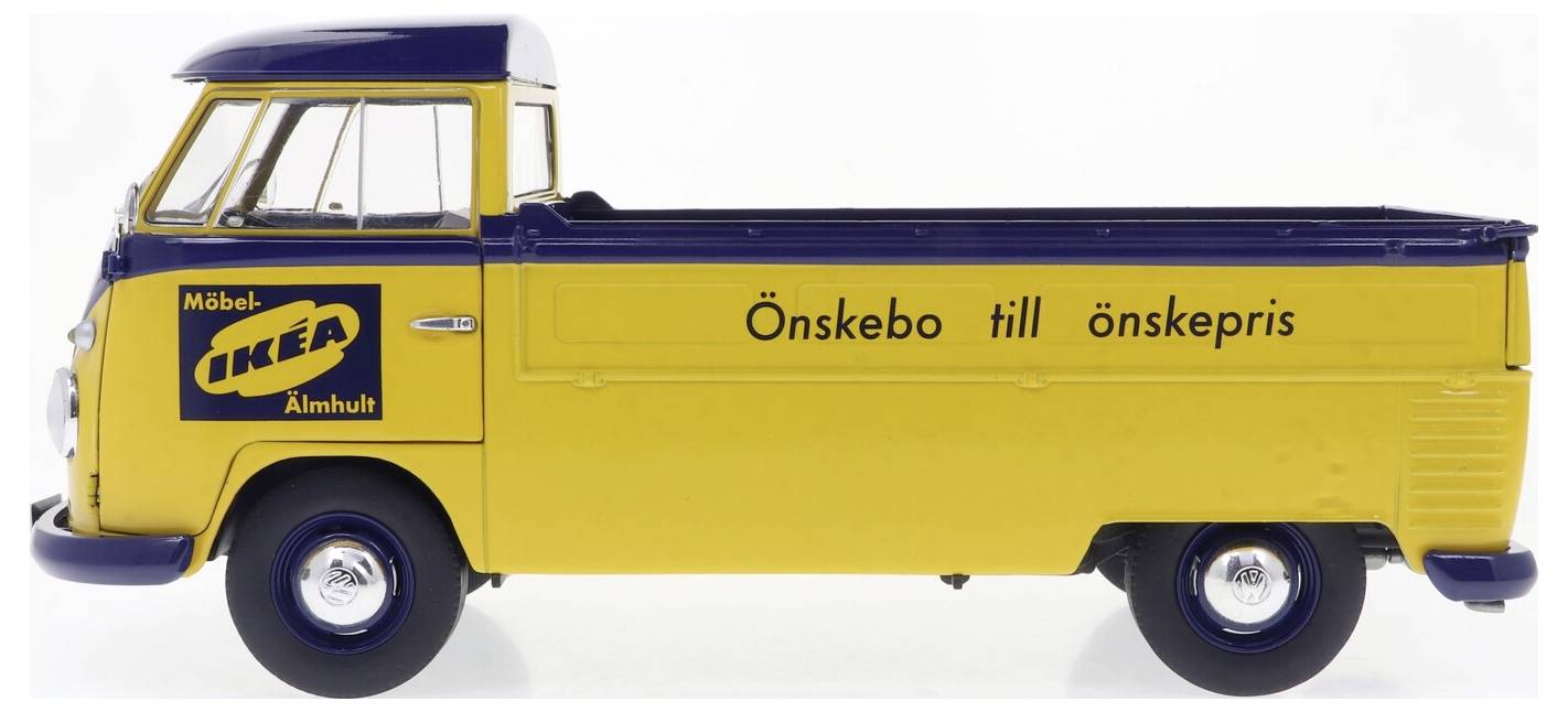 Solido PKW Modell Volkswagen (VW) T1 Pick-up gelb 1950 Fertigmodell PKW Modell