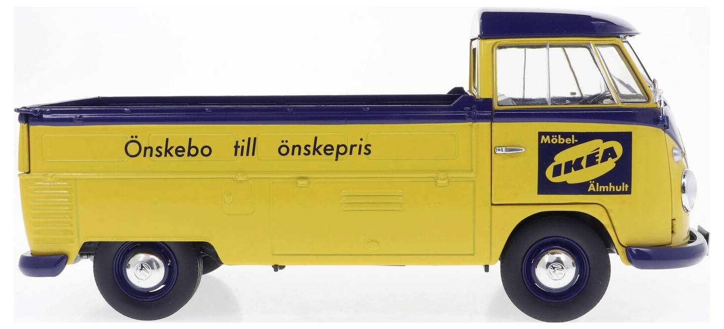 Solido PKW Modell Volkswagen (VW) T1 Pick-up gelb 1950 Fertigmodell PKW Modell