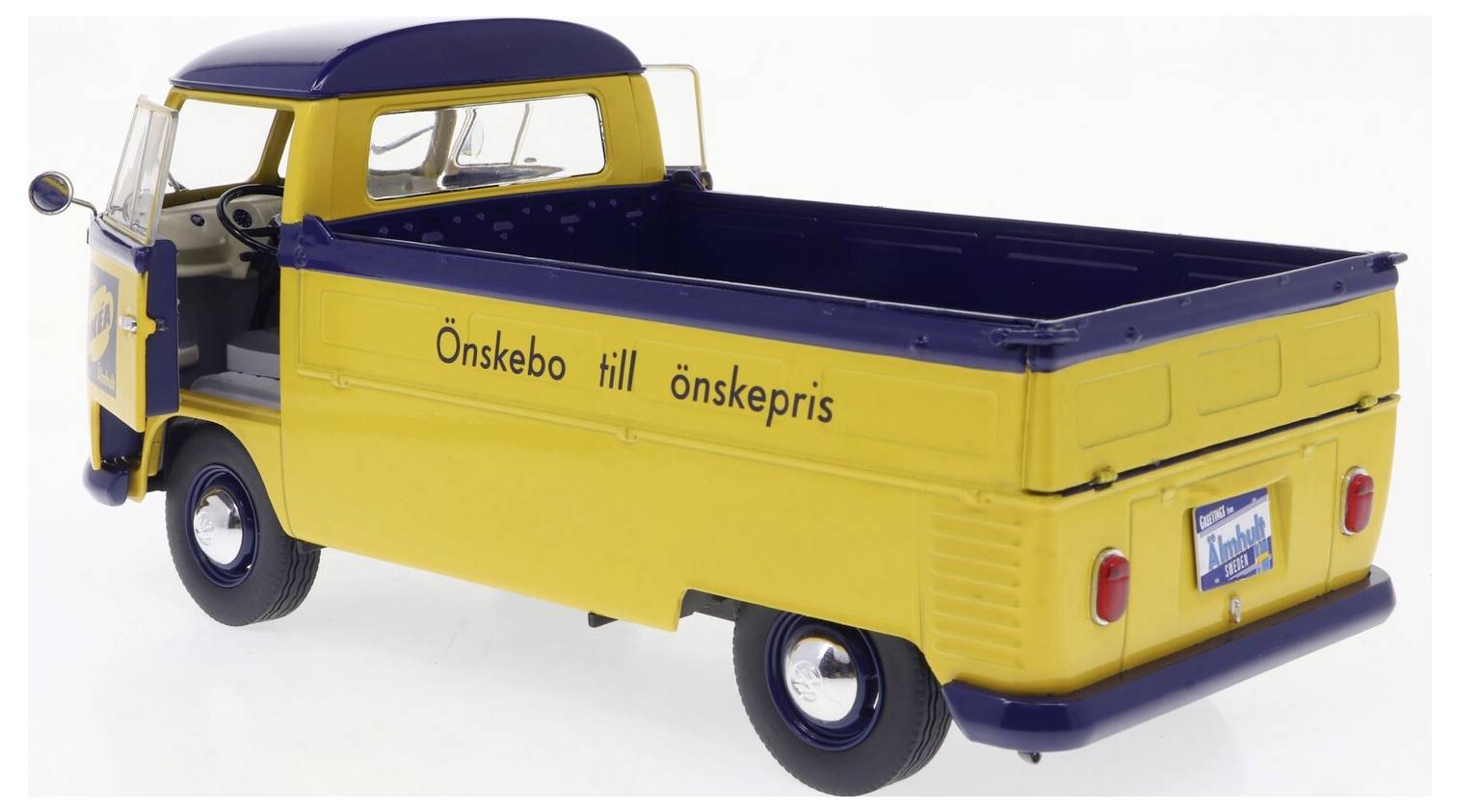 Solido PKW Modell Volkswagen (VW) T1 Pick-up gelb 1950 Fertigmodell PKW Modell