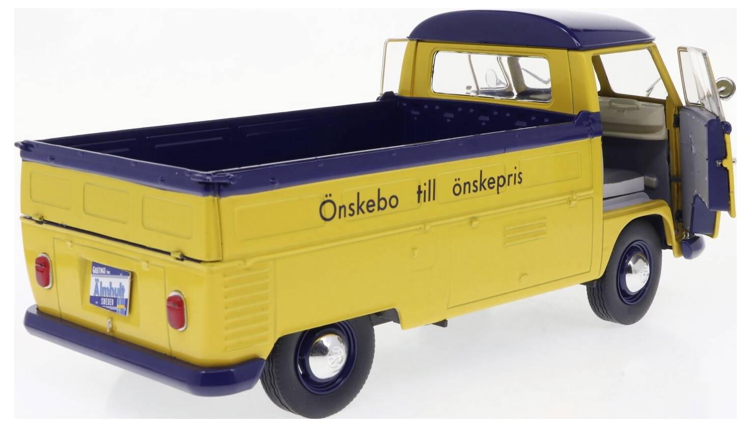 Solido PKW Modell Volkswagen (VW) T1 Pick-up gelb 1950 Fertigmodell PKW Modell