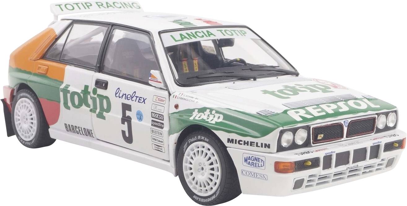 Solido PKW Modell Lancia Delta HF Integrale #5 weiß Fertigmodell PKW Modell