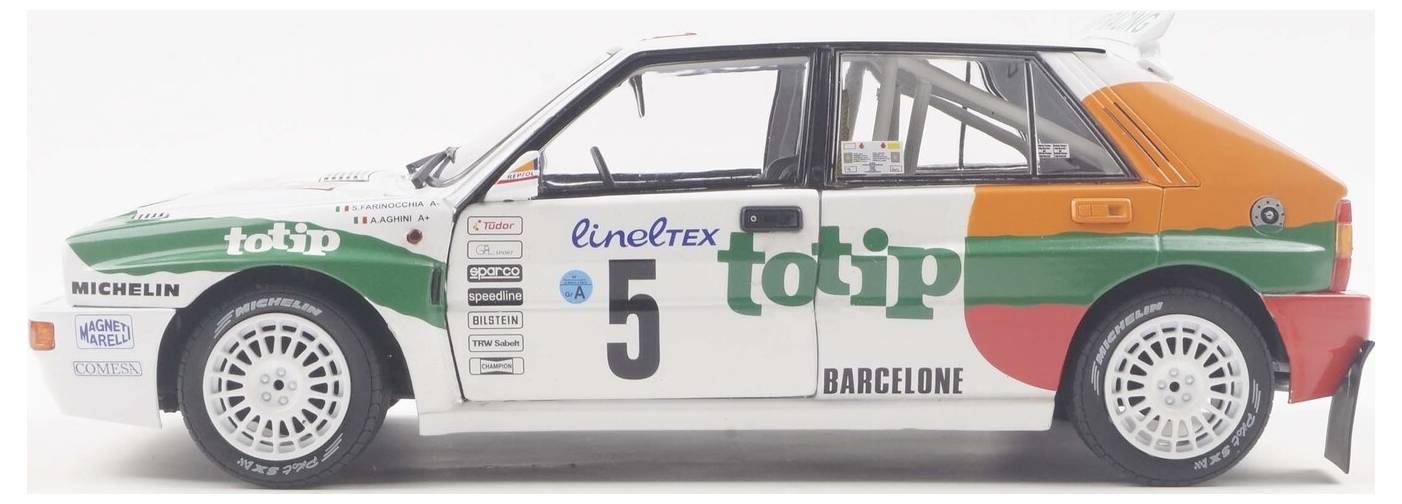 Solido PKW Modell Lancia Delta HF Integrale #5 weiß Fertigmodell PKW Modell