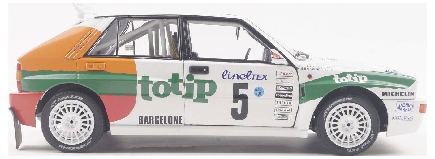 Solido PKW Modell Lancia Delta HF Integrale #5 weiß Fertigmodell PKW Modell