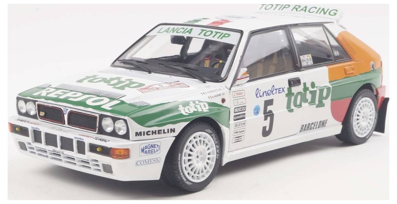 Solido PKW Modell Lancia Delta HF Integrale #5 weiß Fertigmodell PKW Modell