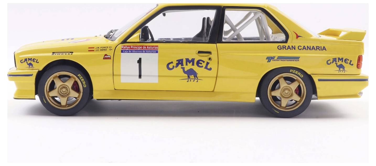 Solido PKW Modell BMW E30 M3 GR.A #1 gelb Fertigmodell PKW Modell