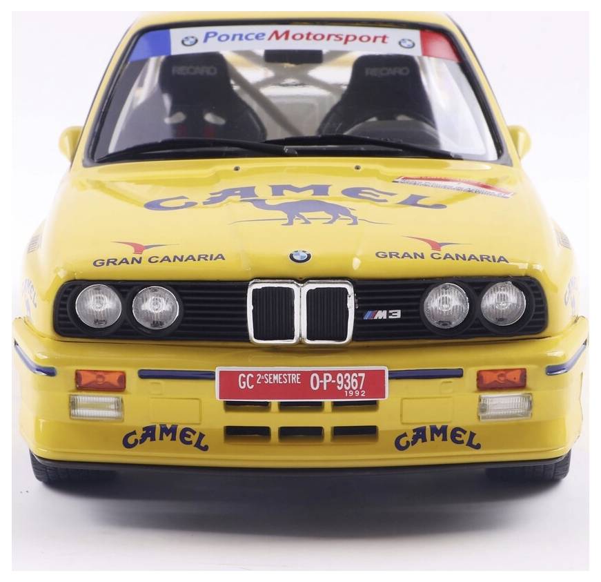 Solido PKW Modell BMW E30 M3 GR.A #1 gelb Fertigmodell PKW Modell