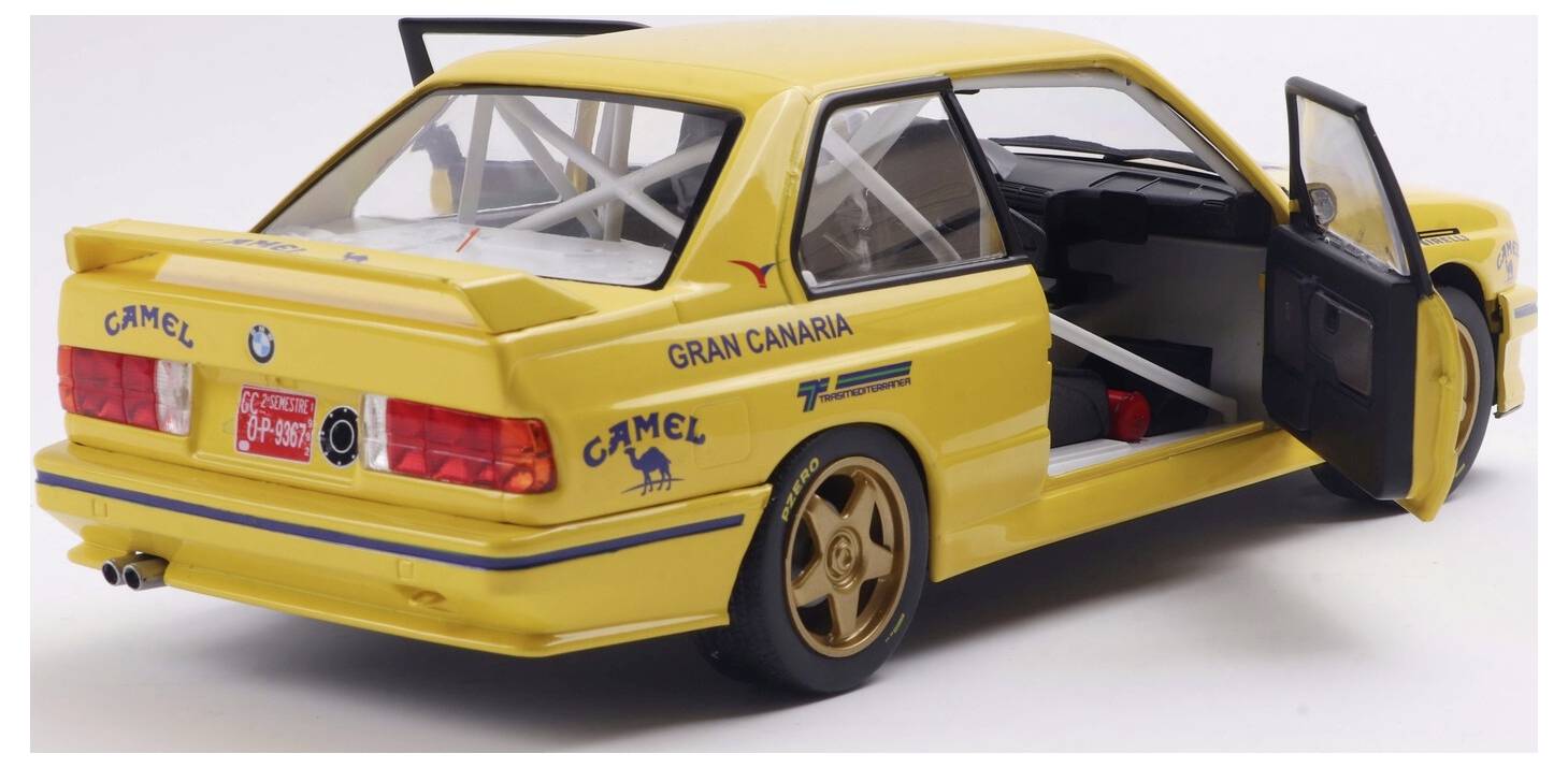 Solido PKW Modell BMW E30 M3 GR.A #1 gelb Fertigmodell PKW Modell