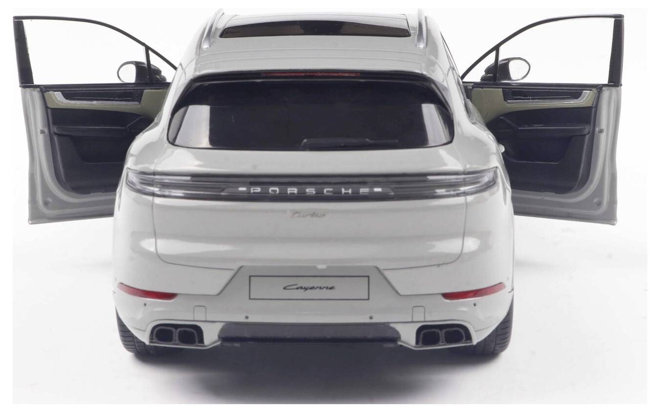 Solido PKW Modell Porsche Cayenne Turbo S Chalk Fertigmodell PKW Modell