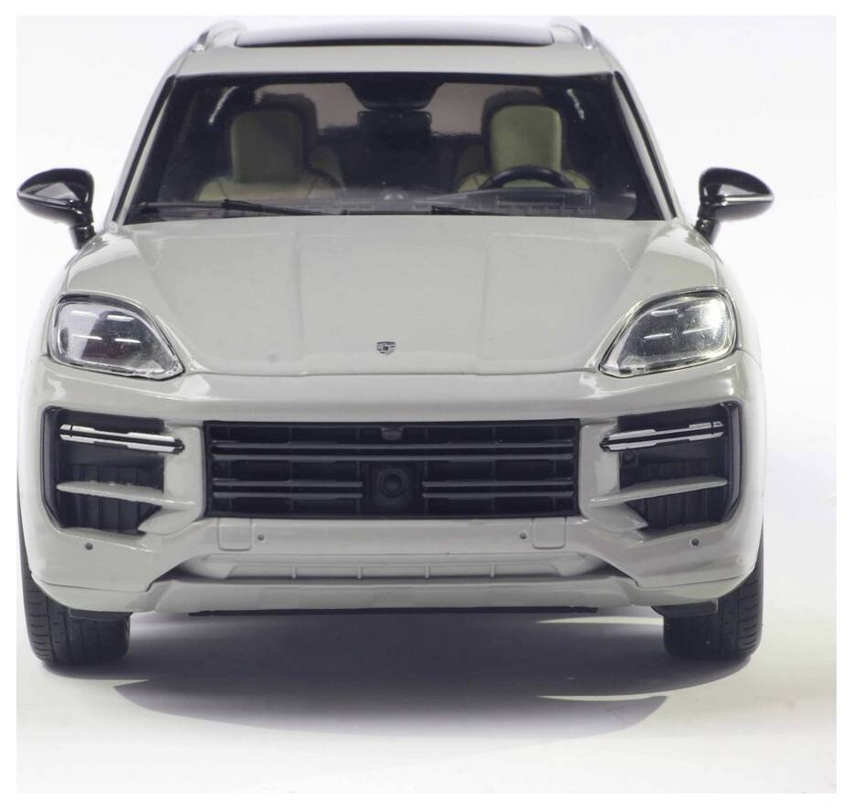 Solido PKW Modell Porsche Cayenne Turbo S Chalk Fertigmodell PKW Modell