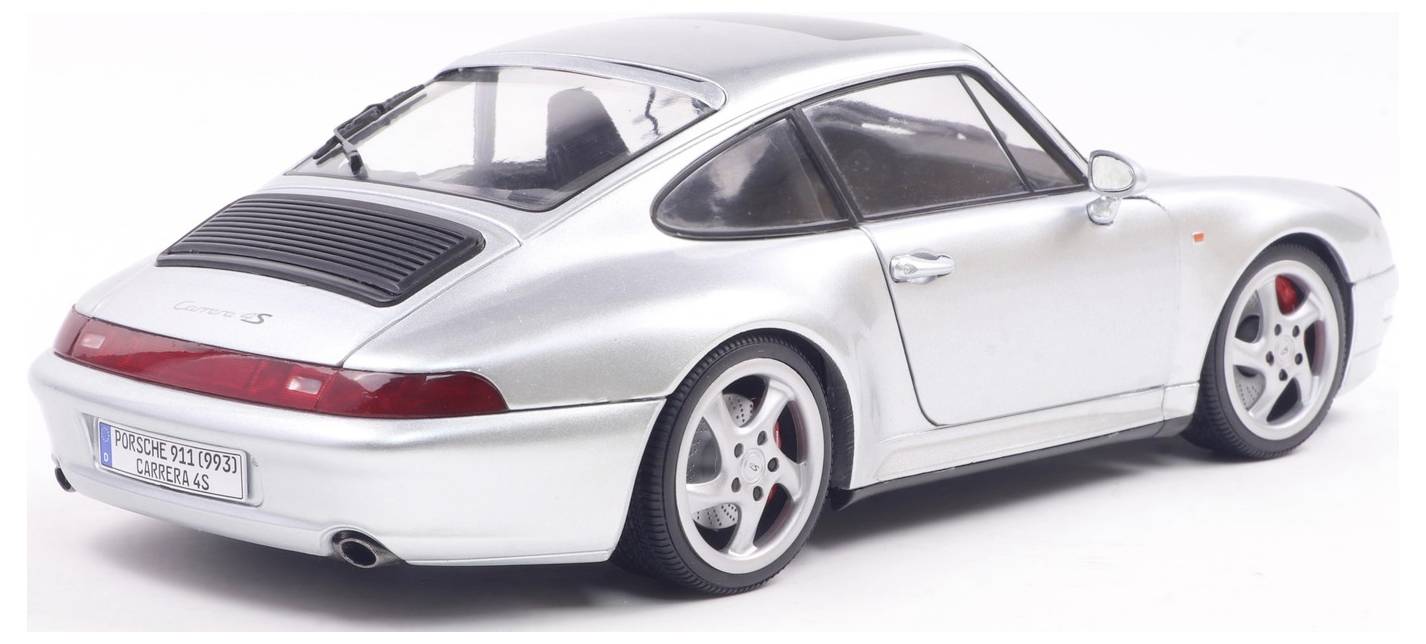 Solido PKW Modell Porsche 911 (993) polar silber Fertigmodell PKW Modell