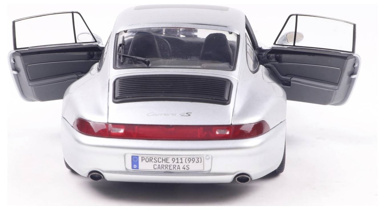 Solido PKW Modell Porsche 911 (993) polar silber Fertigmodell PKW Modell