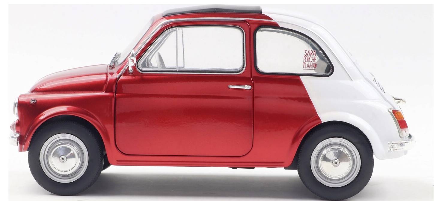 Solido PKW Modell Fiat 500 TRIBUTE TO ITALIA 1965 Fertigmodell PKW Modell