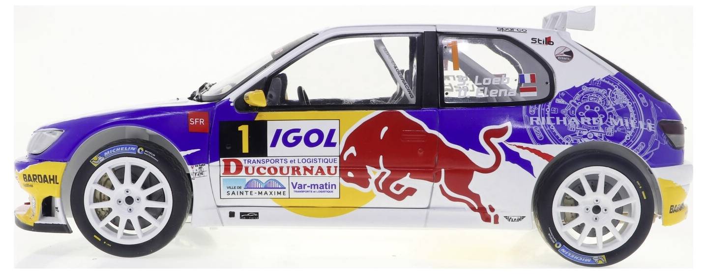 Solido PKW Modell Peugeot 306 Maxi #1 weiß Fertigmodell PKW Modell