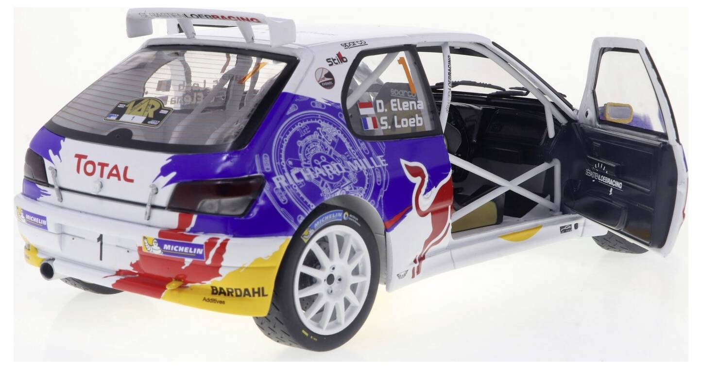 Solido PKW Modell Peugeot 306 Maxi #1 weiß Fertigmodell PKW Modell