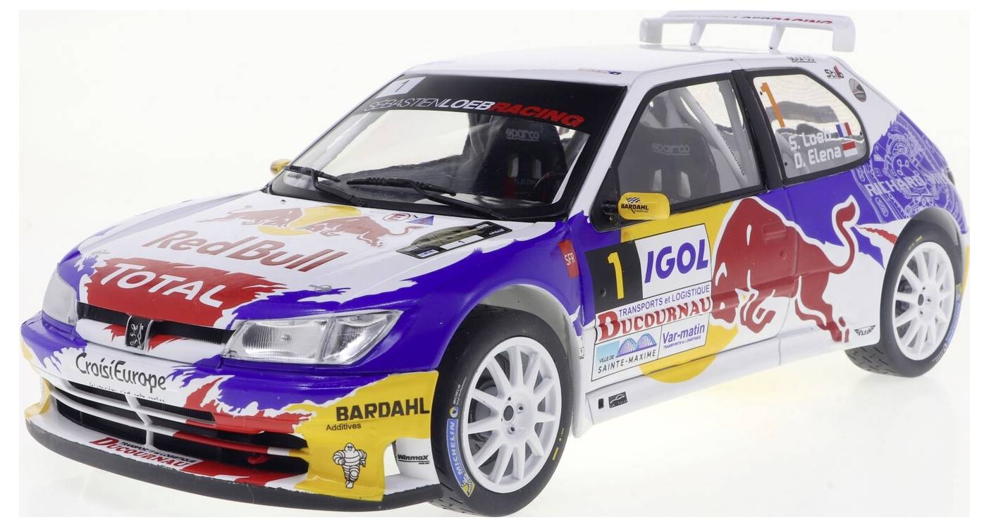 Solido PKW Modell Peugeot 306 Maxi #1 weiß Fertigmodell PKW Modell