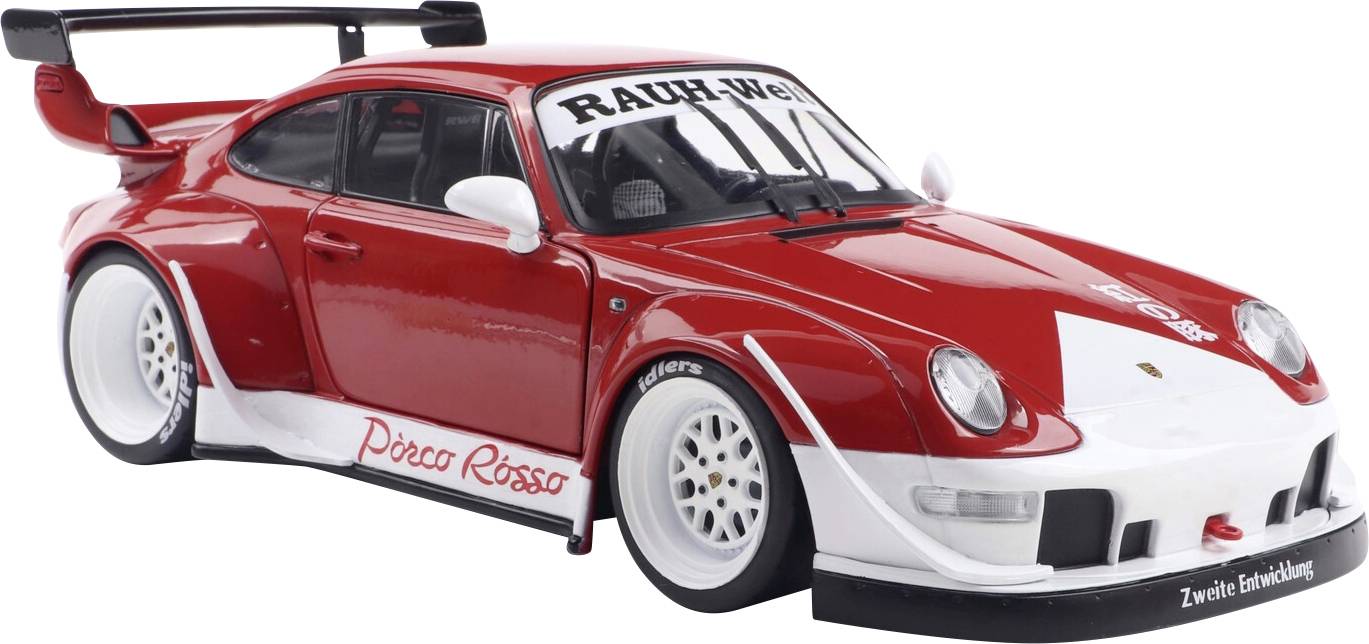Solido PKW Modell Porsche RWB BODYKIT PORCO ROSSO rot Fertigmodell PKW Modell