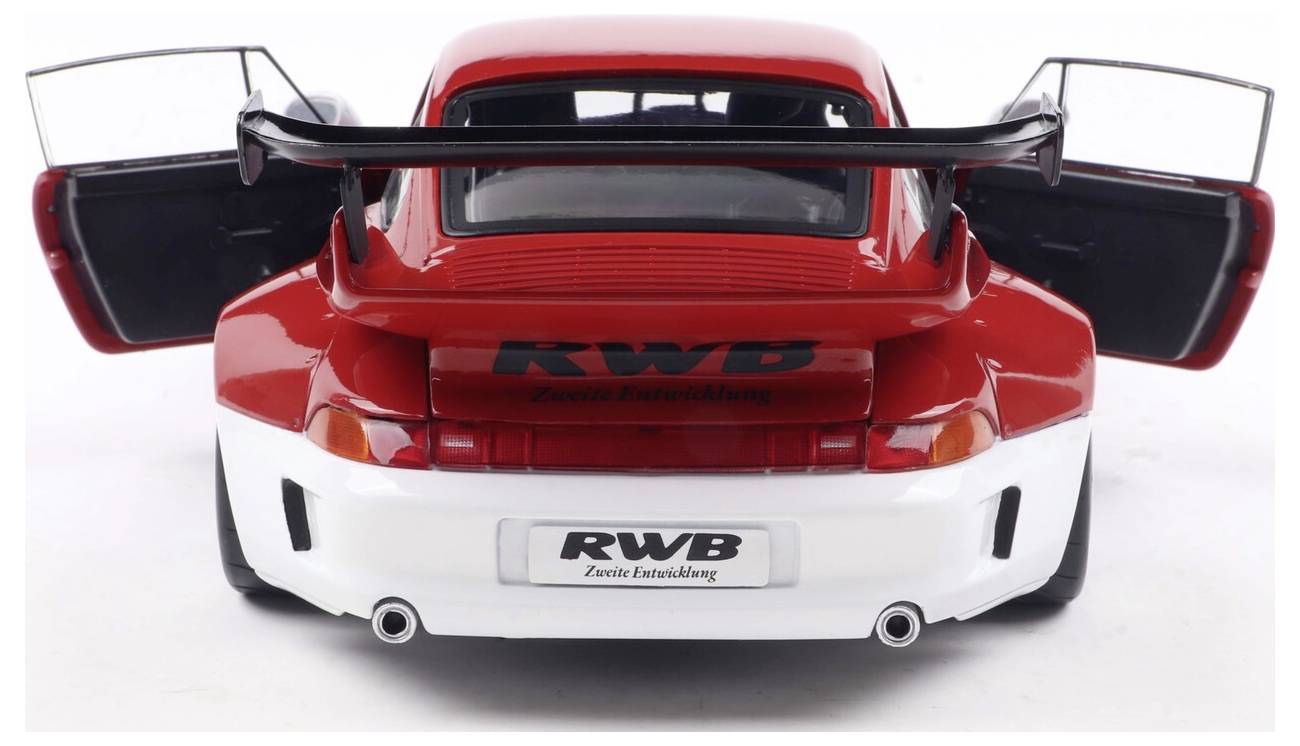 Solido PKW Modell Porsche RWB BODYKIT PORCO ROSSO rot Fertigmodell PKW Modell
