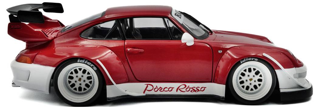Solido PKW Modell Porsche RWB BODYKIT PORCO ROSSO rot Fertigmodell PKW Modell