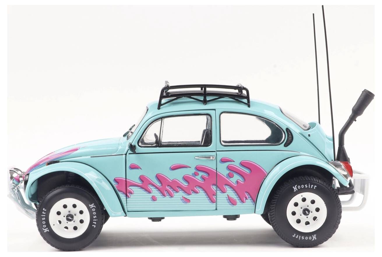 Solido PKW Modell Volkswagen (VW) Beetle BAYA VICE CITY TRIBUTE blau Fertigmodell PKW Modell