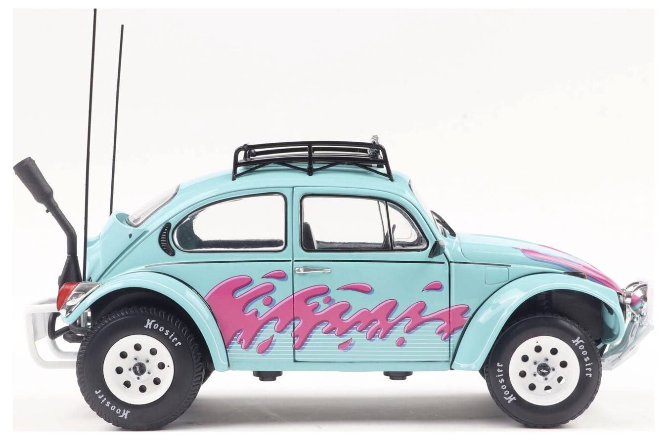 Solido PKW Modell Volkswagen (VW) Beetle BAYA VICE CITY TRIBUTE blau Fertigmodell PKW Modell