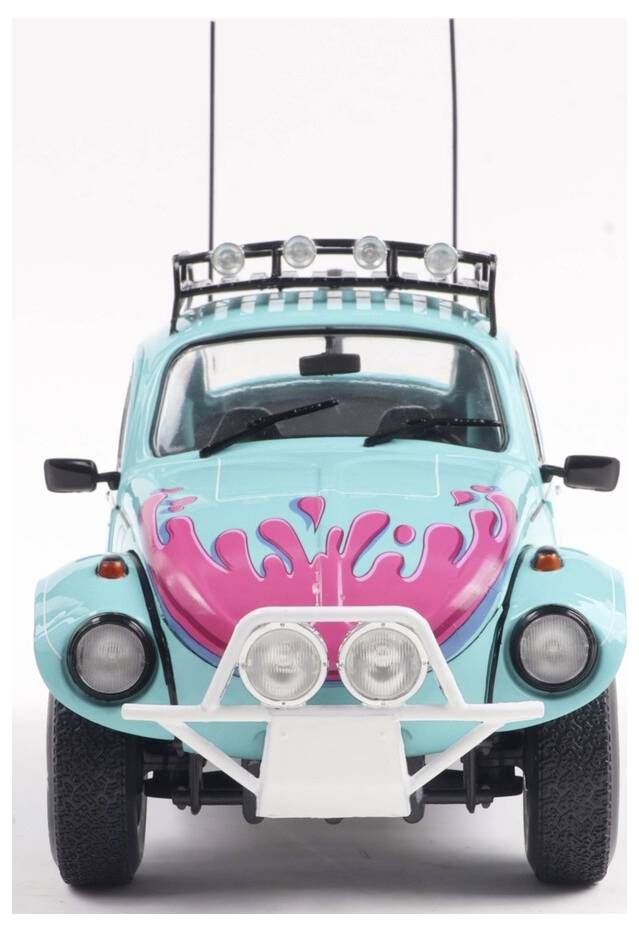 Solido PKW Modell Volkswagen (VW) Beetle BAYA VICE CITY TRIBUTE blau Fertigmodell PKW Modell