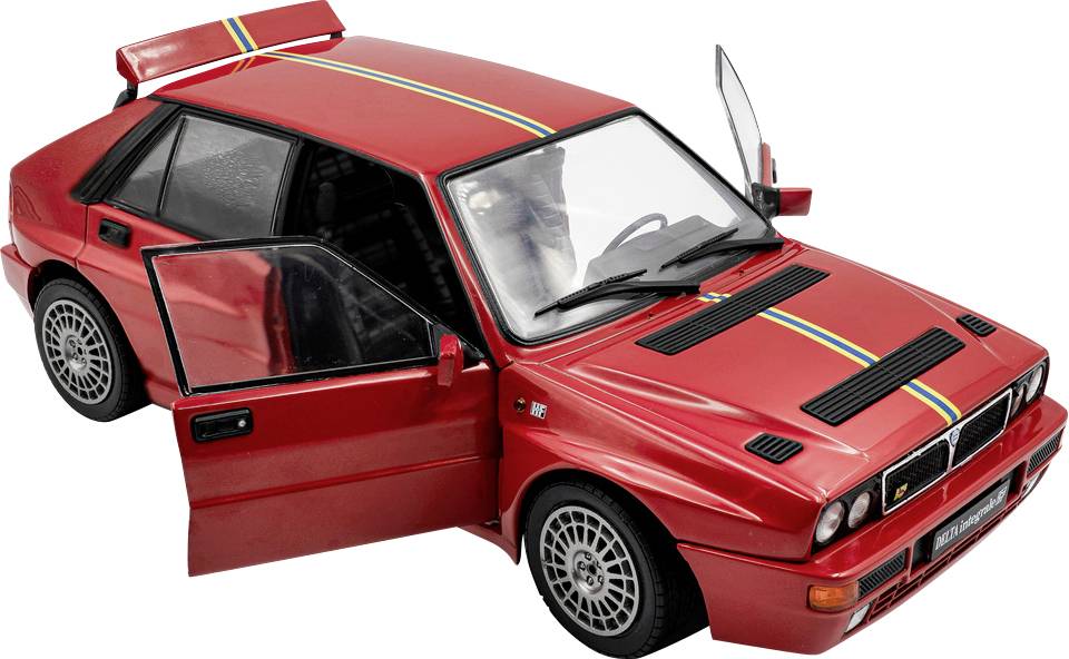 Solido PKW Modell Lancia Delta HF Integrale rot Fertigmodell PKW Modell