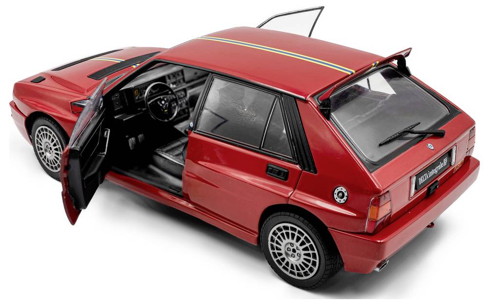 Solido PKW Modell Lancia Delta HF Integrale rot Fertigmodell PKW Modell