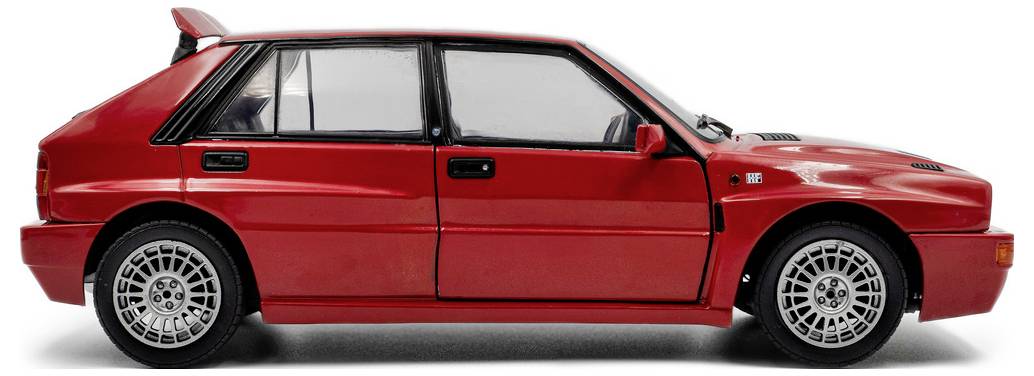 Solido PKW Modell Lancia Delta HF Integrale rot Fertigmodell PKW Modell