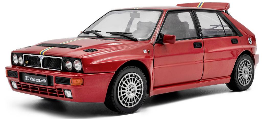 Solido PKW Modell Lancia Delta HF Integrale rot Fertigmodell PKW Modell
