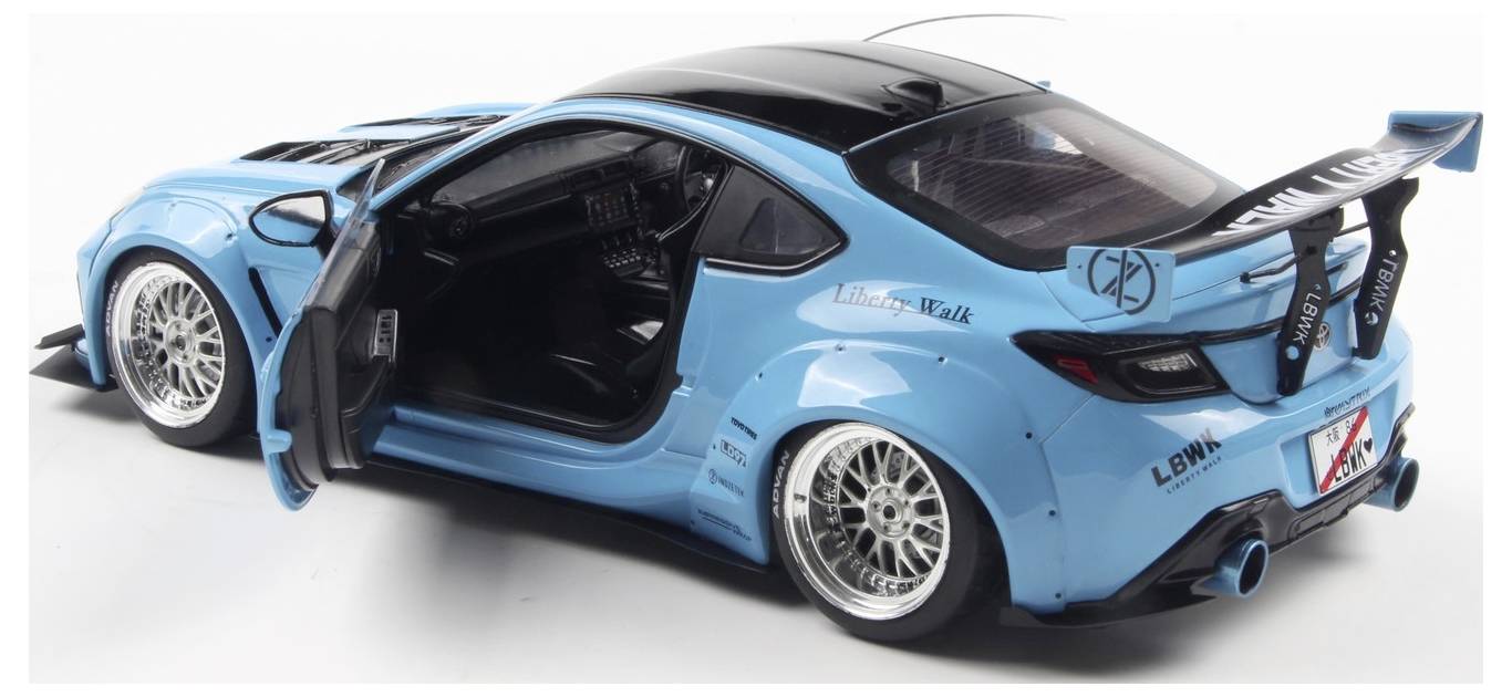 Solido PKW Modell Toyota GR86 LBWK BODY KIT blau Fertigmodell PKW Modell