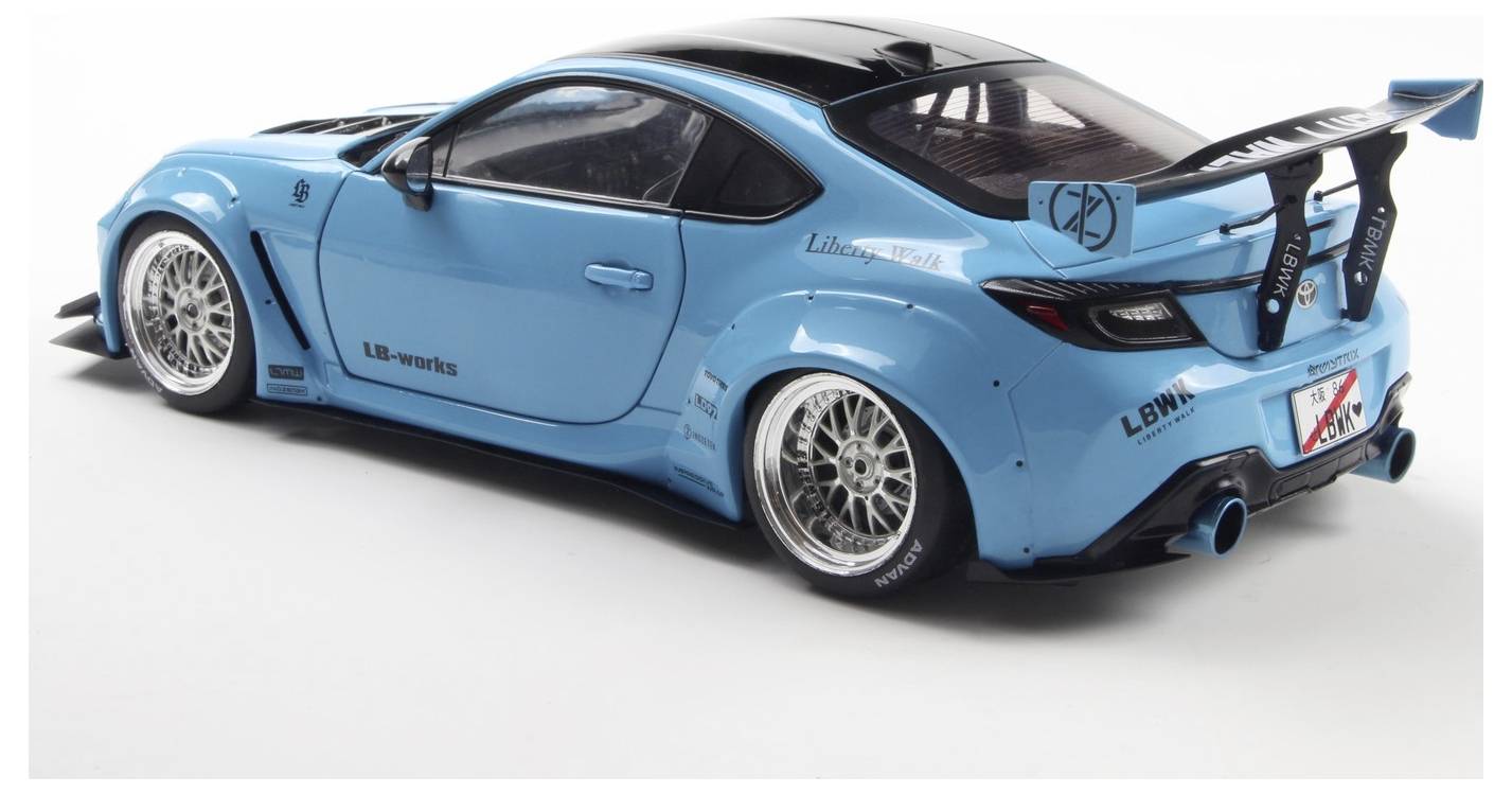 Solido PKW Modell Toyota GR86 LBWK BODY KIT blau Fertigmodell PKW Modell