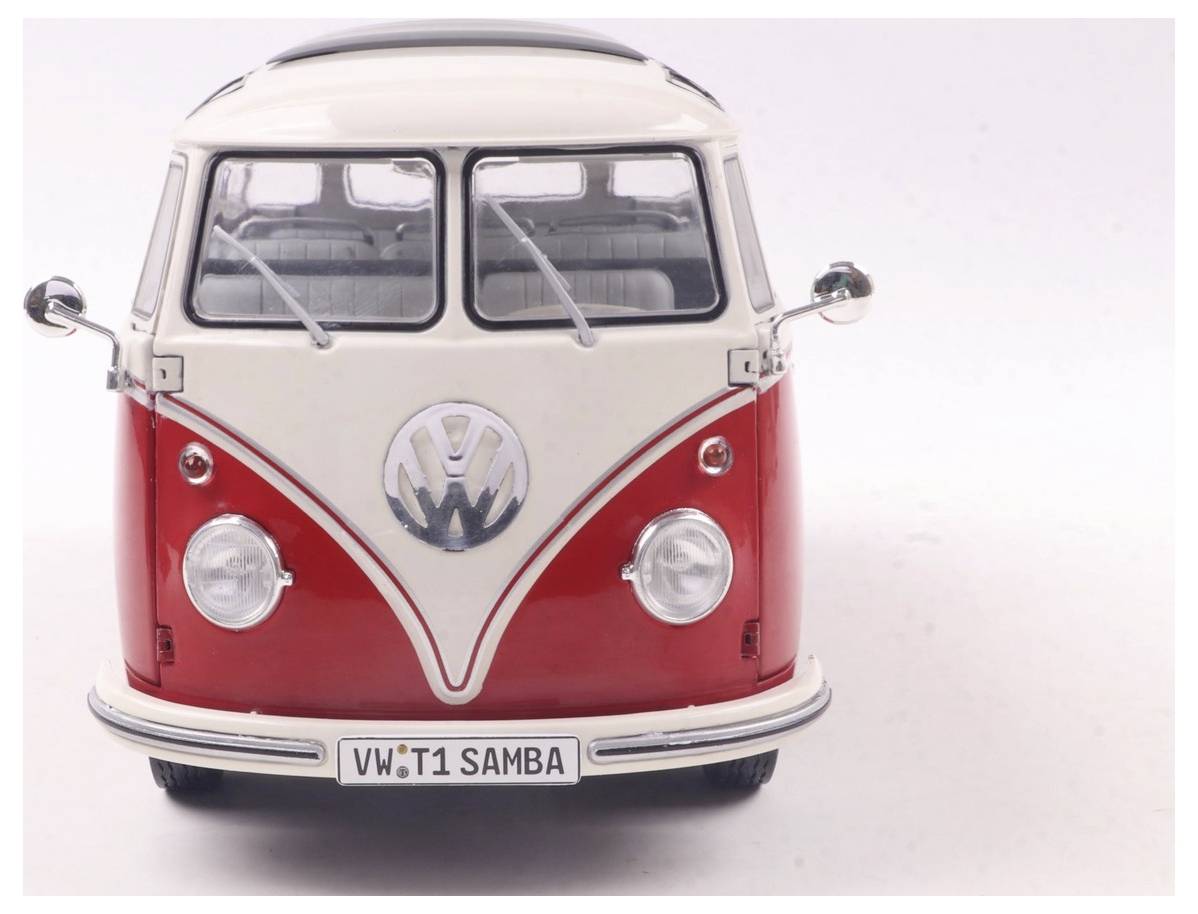 Solido PKW Modell Volkswagen (VW) T1 21 WINDOWS rot/weiß Fertigmodell PKW Modell