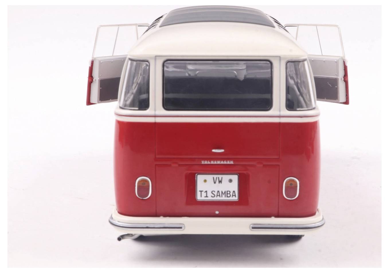 Solido PKW Modell Volkswagen (VW) T1 21 WINDOWS rot/weiß Fertigmodell PKW Modell