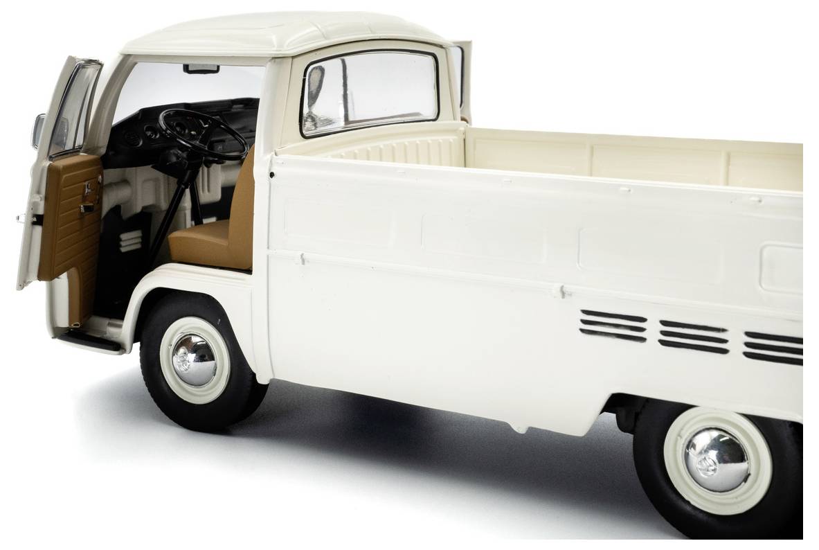 Solido PKW Modell Volkswagen (VW) T2 PICK UP PORSCHE Racing weiß Fertigmodell PKW Modell