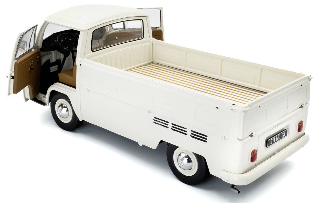 Solido PKW Modell Volkswagen (VW) T2 PICK UP PORSCHE Racing weiß Fertigmodell PKW Modell