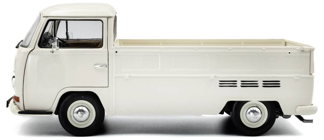Solido PKW Modell Volkswagen (VW) T2 PICK UP PORSCHE Racing weiß Fertigmodell PKW Modell