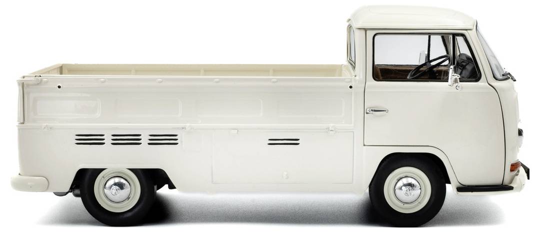 Solido PKW Modell Volkswagen (VW) T2 PICK UP PORSCHE Racing weiß Fertigmodell PKW Modell