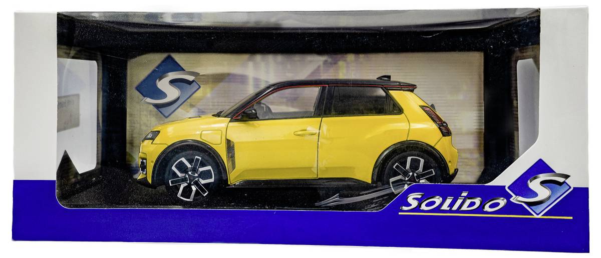 Solido PKW Modell Renault 5 E-TECH JAUNE POP 2024 Fertigmodell PKW Modell