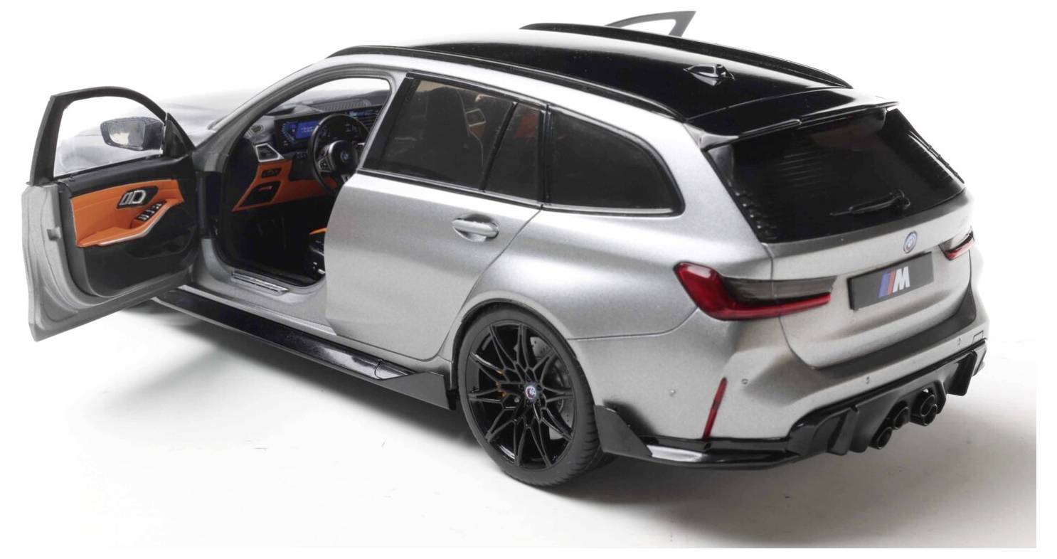 Solido PKW Modell BMW M3 (G81) TOURING grau Fertigmodell PKW Modell