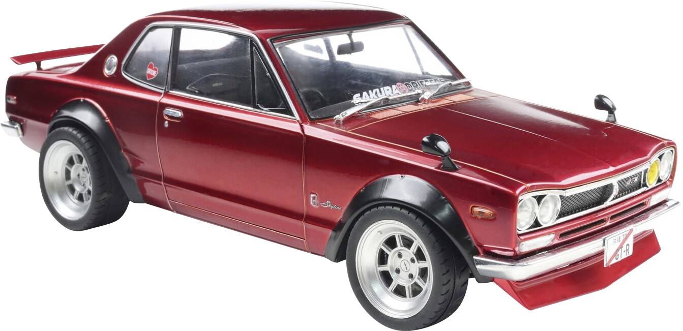 Solido PKW Modell Nissan Skyline (C10) HAKOSUKA rot Fertigmodell PKW Modell