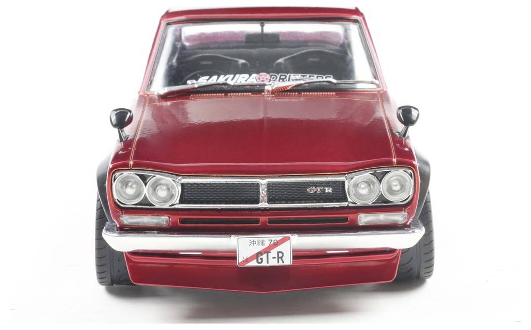 Solido PKW Modell Nissan Skyline (C10) HAKOSUKA rot Fertigmodell PKW Modell